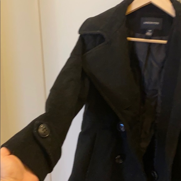 London Fog Wool Peacoat Petite Medium - Picture 6 of 6